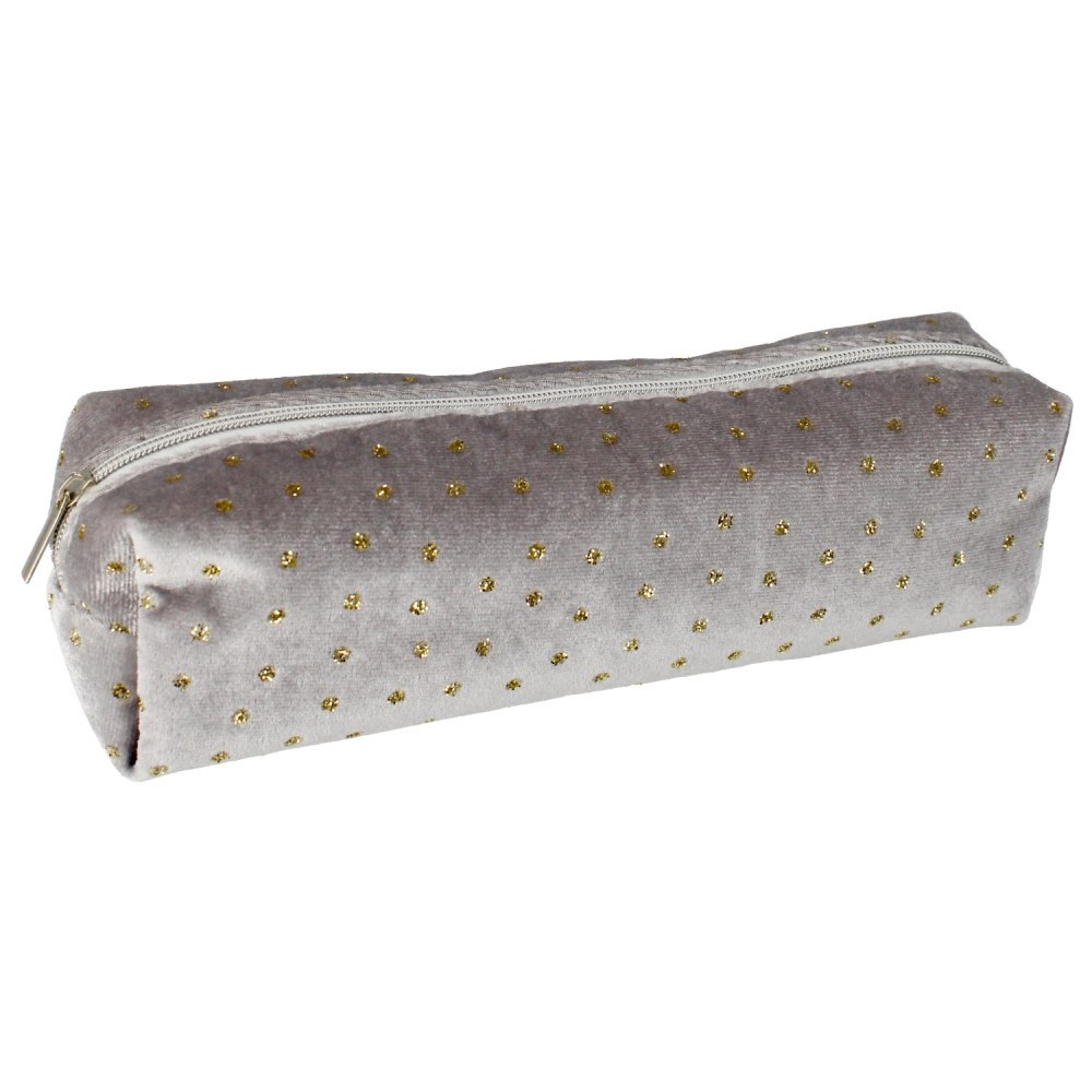 PENCIL CASE SQUARE TUBE GRAY CRISTAL STARPAK 490730